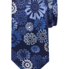 Joseph Abboud Narrow Silk Tie, Navy Mod Floral -&Collar Shop MW40 8VE3 01 JOSEPH ABBOUD NAVY MAIN
