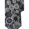 Joseph Abboud Narrow Silk Tie, Black Mod Floral -&Collar Shop MW40 8VE3 02 JOSEPH ABBOUD BLACK MAIN