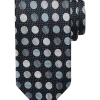 Joseph Abboud Narrow Tie, Black & Gray Dots -&Collar Shop MW40 8VE4 02 JOSEPH ABBOUD BLACK MAIN