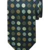 Joseph Abboud Narrow Tie, Olive Multi Dots -&Collar Shop MW40 8VE4 43 JOSEPH ABBOUD OLIVE MAIN