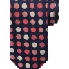 Joseph Abboud Narrow Tie, Black & Pink Dots -&Collar Shop MW40 8VE4 69 JOSEPH ABBOUD PINK MAIN