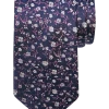 Joseph Abboud Narrow Tie, Purple Floral -&Collar Shop MW40 8VE9 32 JOSEPH ABBOUD PURPLE MAIN
