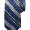Joseph Abboud Narrow Tie, Navy & Gray Stripe -&Collar Shop MW40 8VEC 01 JOSEPH ABBOUD NAVY MAIN
