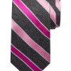 Joseph Abboud Narrow Tie, Pink & Black Stripe -&Collar Shop MW40 8VEC 02 JOSEPH ABBOUD BLACK MAIN