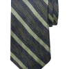 Joseph Abboud Narrow Tie, Olive Stripe