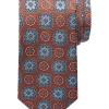 Joseph Abboud Narrow Tie, Rust & Blue Medallion -&Collar Shop MW40 8VEK 15 JOSEPH ABBOUD RUST MAIN