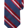 Pronto Uomo Narrow Tie, Navy Stripe 2 Pronto Uomo Narrow Tie, Navy Stripe -&Collar Shop MW40 8VEP 01 PRONTO UOMO NAVY MAIN