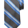 Pronto Uomo Narrow Tie, Charcoal Stripe -&Collar Shop MW40 8VEP 20 PRONTO UOMO CHARCOAL MAIN