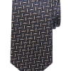 Pronto Uomo Narrow Silk Tie, Brown Zigzag -&Collar Shop MW40 8VEW 03 PRONTO UOMO BROWN MAIN