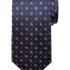 Pronto Uomo Narrow Tie, Navy Geometric Dot -&Collar Shop MW40 8VF6 01 PRONTO UOMO NAVY MAIN