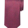 Pronto Uomo Narrow Tie, Burgundy Mini Grid Check -&Collar Shop MW40 8VFC 06 PRONTO UOMO BURGUNDY MAIN
