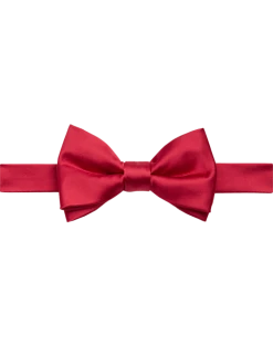 Egara Pre-Tied Formal Bow Tie, Red