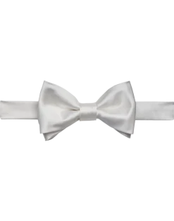 Egara Pre-Tied Formal Bow Tie, White