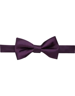 Egara Pre-Tied Formal Bow Tie, Dark Plum