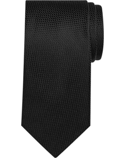 Pronto Uomo Narrow Tie, Black