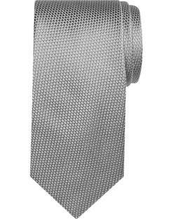Pronto Uomo Narrow Tie, Silver