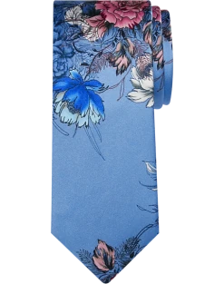 Pronto Uomo Narrow Tie, Blue