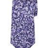 Pronto Uomo Narrow Tie, Purple -&Collar Shop MW40 8W83 32 PRONTO UOMO PURPLE MAIN