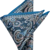 Pronto Uomo Pocket Square, Navy Paisley 1 Pronto Uomo Pocket Square, Navy Paisley -&Collar Shop MW40 8W88 01 PRONTO UOMO NAVY MAIN
