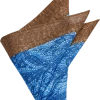 Joseph Abboud Linen Pocket Square, Brown & Blue Tie Dye Paisley -&Collar Shop MW40 8W8C 01 JOSEPH ABBOUD NAVY MAIN