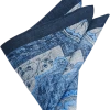 Joseph Abboud Linen Pocket Square, Navy & Blue Fresco -&Collar Shop MW40 8W8H 01 JOSEPH ABBOUD NAVY MAIN