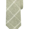 Joseph Abboud Narrow Tie, Olive Windowpane -&Collar Shop MW40 8WFH 66 JOSEPH ABBOUD OLIVE MAIN