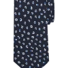 Joseph Abboud Narrow Tie, Navy Tossed Floral -&Collar Shop MW40 8WFJ 01 JOSEPH ABBOUD NAVY MAIN