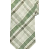Pronto Uomo Narrow Tie, Green Plaid -&Collar Shop MW40 8WFK 43 PRONTO UOMO GREEN MAIN