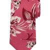 Pronto Uomo Narrow Tie, Berry Tropical Print -&Collar Shop MW40 8WFM 51 PRONTO UOMO BERRY MAIN
