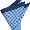 Joseph Abboud Pocket Square, Navy & Blue Check -&Collar Shop MW40 8WK5 01 JOSEPH ABBOUD NAVY MAIN