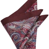 Joseph Abboud Pocket Square, Burgundy Paisley 1 Joseph Abboud Pocket Square, Burgundy Paisley -&Collar Shop MW40 8WK8 06 JOSEPH ABBOUD BURGUNDY MAIN