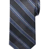 Pronto Uomo Narrow Tie, Charcoal Stripe -&Collar Shop MW40 8WY0 22 PRONTO UOMO CHARCOAL MAIN
