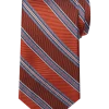Pronto Uomo Narrow Tie, Orange Stripe -&Collar Shop MW40 8WY0 45 PRONTO UOMO ORANGE MAIN