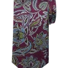 Pronto Uomo Narrow Tie, Berry Floral -&Collar Shop MW40 8WY3 51 PRONTO UOMO BERRY MAIN