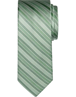 Egara Narrow Tie, Mint Stripe