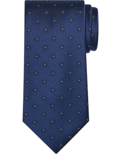 Calvin Klein Narrow Tie, Navy Square Dot