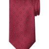Calvin Klein Narrow Tie, Cherry Square Dot -&Collar Shop MW40 8X0Z 15 CALVIN KLEIN CHERRY MAIN