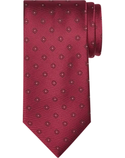 Calvin Klein Narrow Tie, Cherry Square Dot