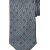 Calvin Klein Narrow Tie, Chrome Square Dot -&Collar Shop MW40 8X0Z 20 CALVIN KLEIN CHROME MAIN