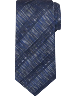 Calvin Klein Narrow Tie, Blue Wavy Stripe