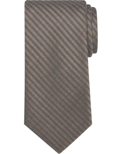 Calvin Klein Narrow Tie, Wheat Stripe