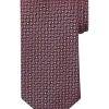 Calvin Klein Narrow Tie, Burgundy Mini Diamond -&Collar Shop MW40 8X1D 06 CALVIN KLEIN BURGUNDY MAIN