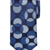 Awearness Kenneth Cole Narrow Tie, Blue Overlapping Dot -&Collar Shop MW40 8X27 04 AWEARNESS KENNETH COLE BLUE MAIN