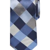 Awearness Kenneth Cole Narrow Tie, Navy Patchwork -&Collar Shop MW40 8X29 01 AWEARNESS KENNETH COLE NAVY MAIN