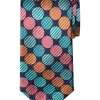 Awearness Kenneth Cole Narrow Tie, Teal Ribbed Dot -&Collar Shop MW40 8X2A 09 AWEARNESS KENNETH COLE TEAL MAIN