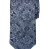 Awearness Kenneth Cole Narrow Tie, Navy Filigree Medallion
