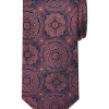 Awearness Kenneth Cole Narrow Tie, Rust Filigree Medallion