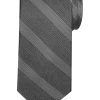 Awearness Kenneth Cole Narrow Tie, Charcoal Calvino Stripe -&Collar Shop MW40 8X2K 22 AWEARNESS KENNETH COLE CHARCOAL MAIN