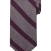 Awearness Kenneth Cole Narrow Tie, Plum Calvino Stripe