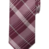 Awearness Kenneth Cole Narrow Tie, Burgundy Plaid -&Collar Shop MW40 8X2L 06 AWEARNESS KENNETH COLE BURGUNDY MAIN